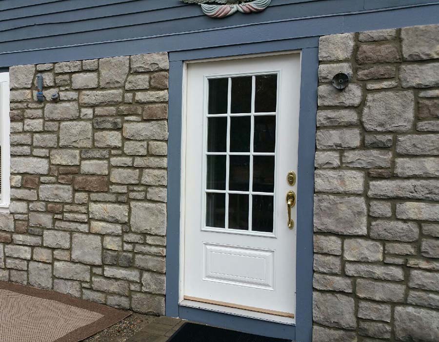 Custom stone walls